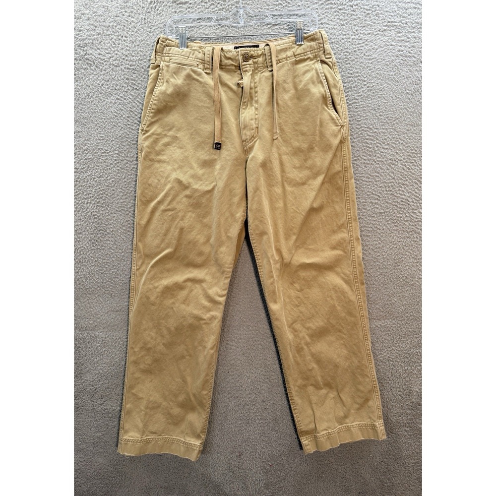 Vintage Abercrombie & Fitch Pants Mens 31R Tan‎ AF92 Fatigues Baggy Grunge Y2K *